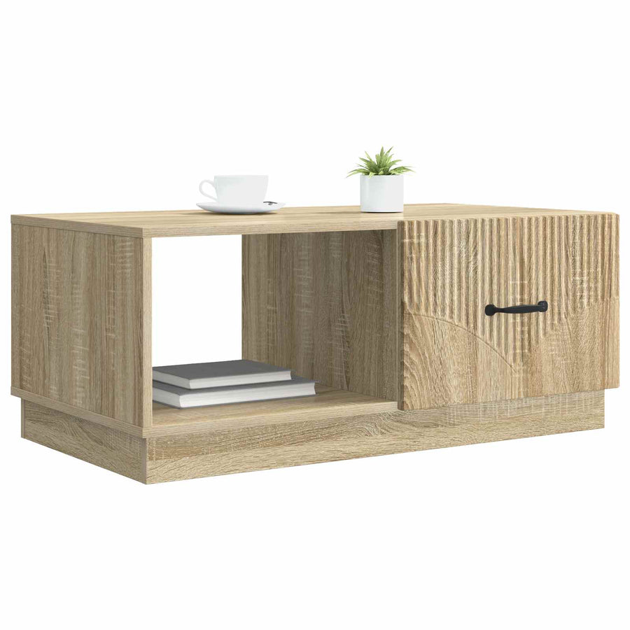 Salontafel Sonoma Eiken 90 x 50 x 37 cm Bewerkt hout