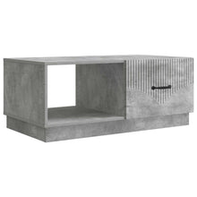 Salontafel Betongrijs 90 x 50 x 37 cm Bewerkt hout