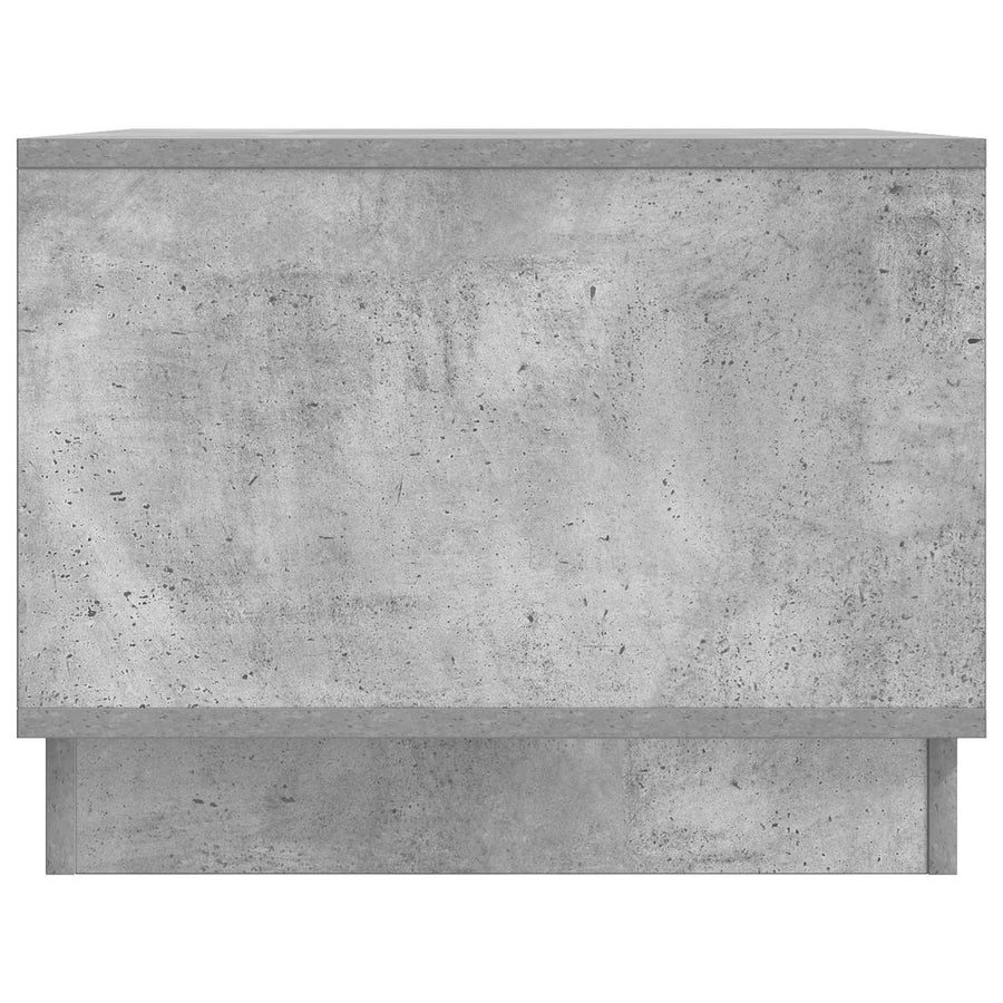 Salontafel Betongrijs 90 x 50 x 37 cm Bewerkt hout