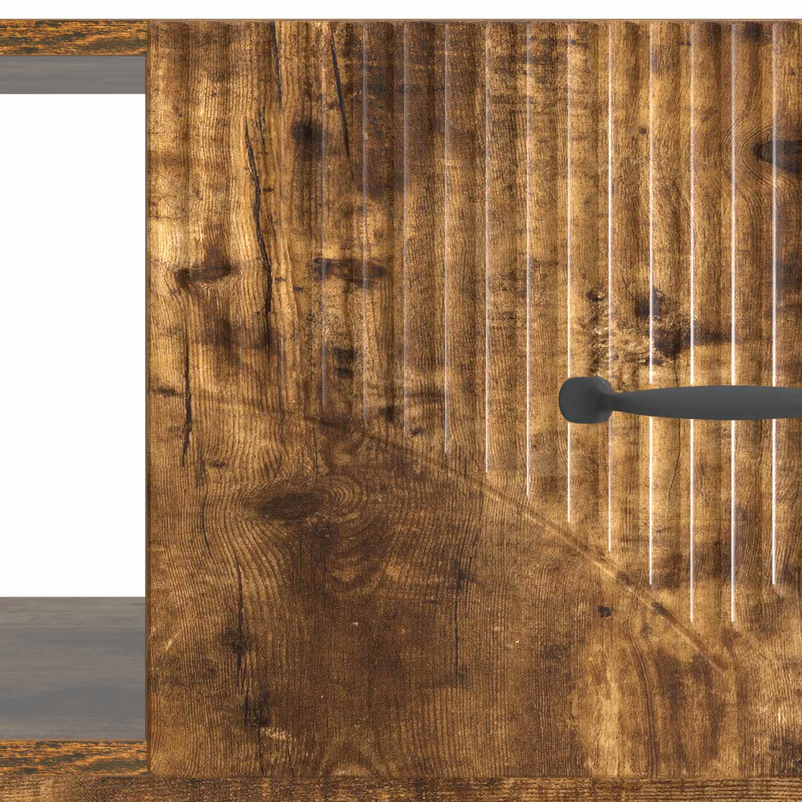 Salontafel Gerookt eiken 90 x 50 x 37 cm Bewerkt hout