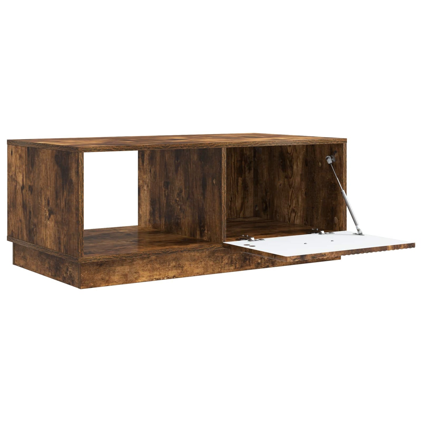 Salontafel Gerookt eiken 90 x 50 x 37 cm Bewerkt hout
