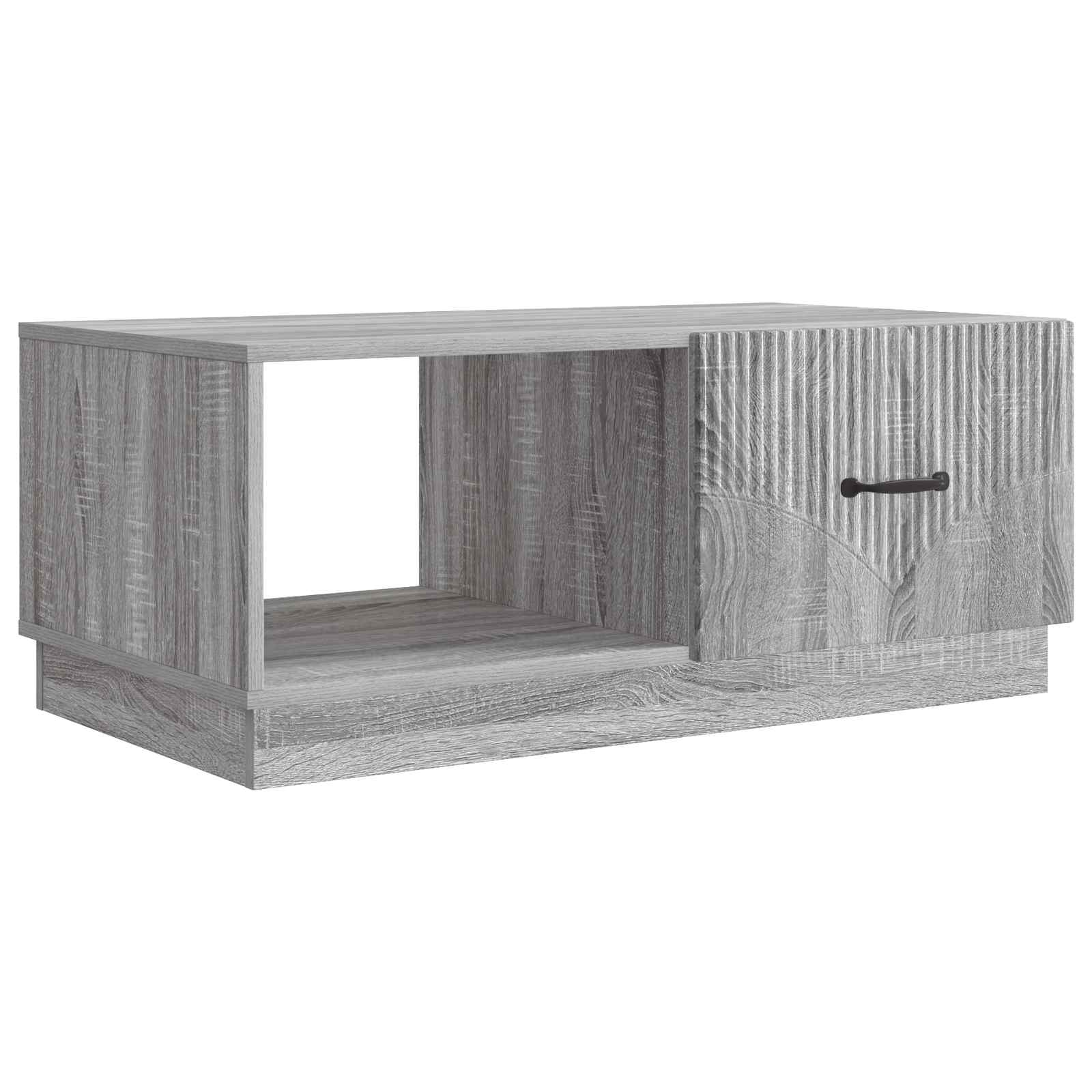 Salontafel Grijs sonoma 90 x 50 x 37 cm Bewerkt hout