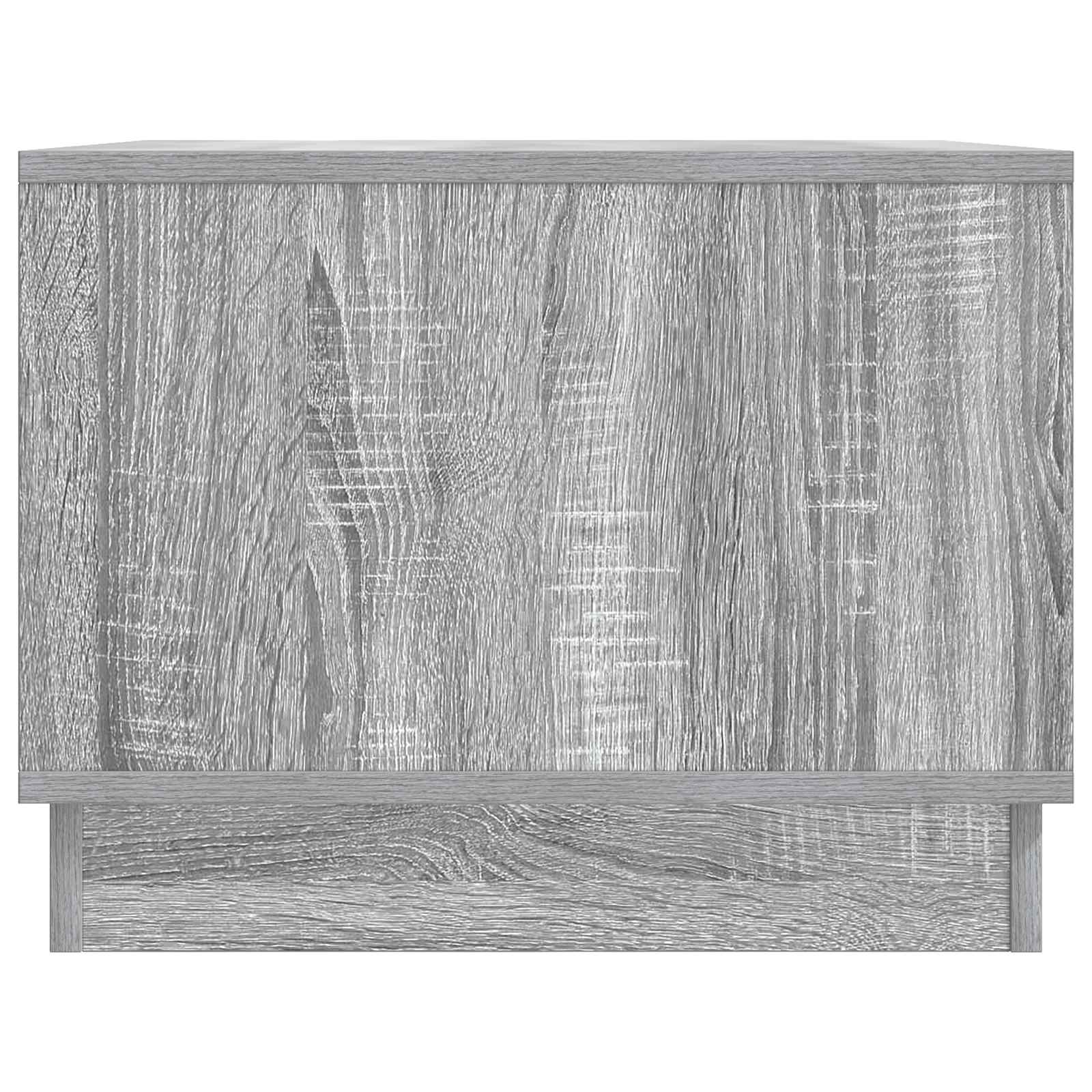 Salontafel Grijs sonoma 90 x 50 x 37 cm Bewerkt hout