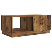Salontafel 90x50x37 cm bewerkt hout oud hout