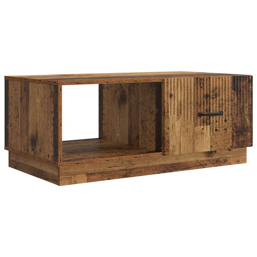 Salontafel Oud hout 90 x 50 x 37 cm Bewerkt hout