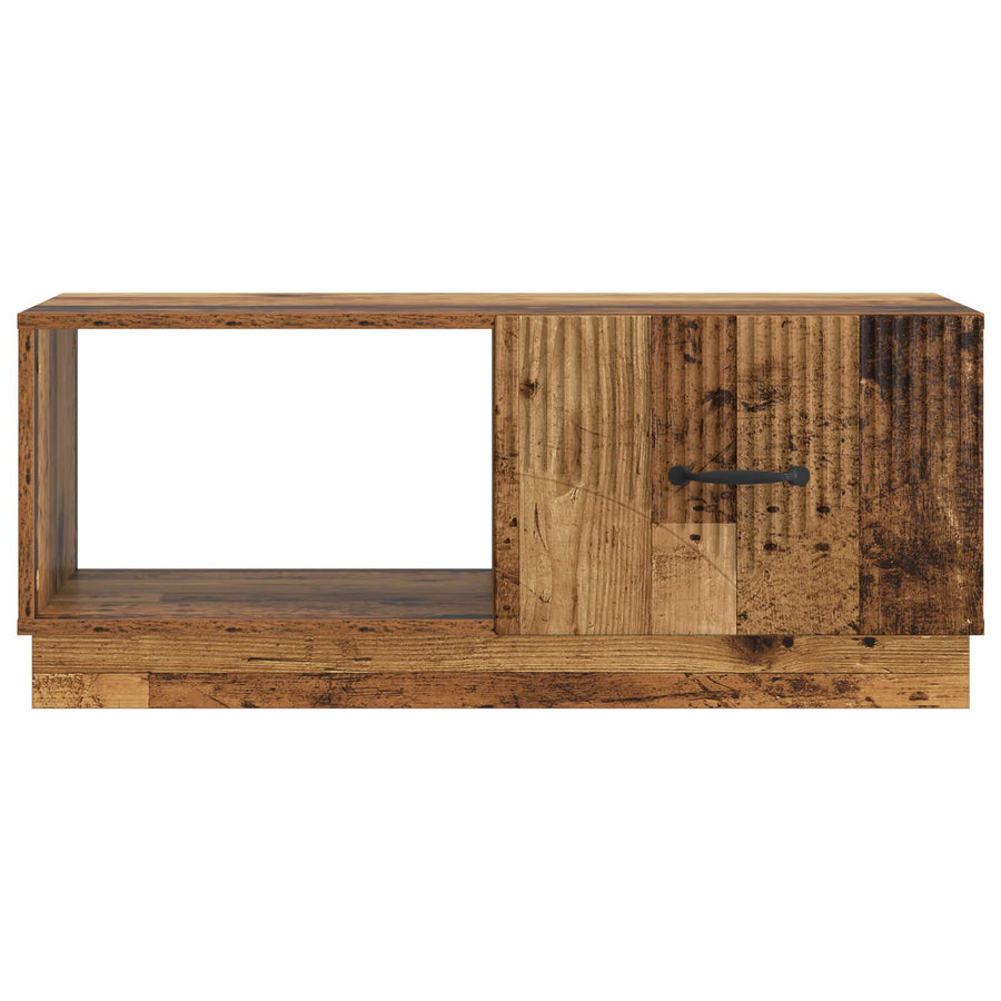 Salontafel Oud hout 90 x 50 x 37 cm Bewerkt hout
