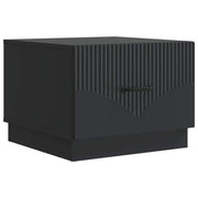 Salontafel met lade 49x50x37 cm zwart
