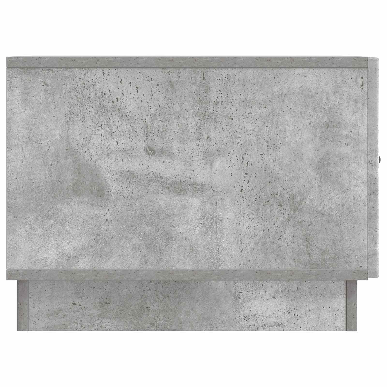 Salontafel met lade Betongrijs 49 x 50 x 37 cm Bewerkt hout