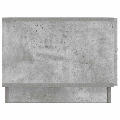 Salontafel met lade Betongrijs 49 x 50 x 37 cm Bewerkt hout