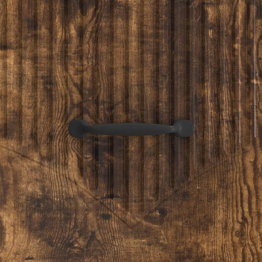 Salontafel met lade Gerookt eiken 49 x 50 x 37 cm Bewerkt hout