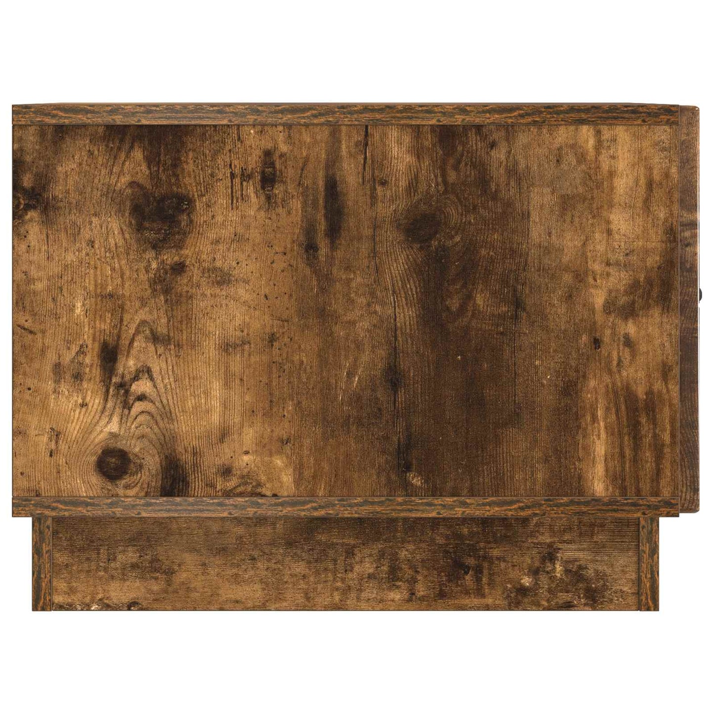 Salontafel met lade Gerookt eiken 49 x 50 x 37 cm Bewerkt hout