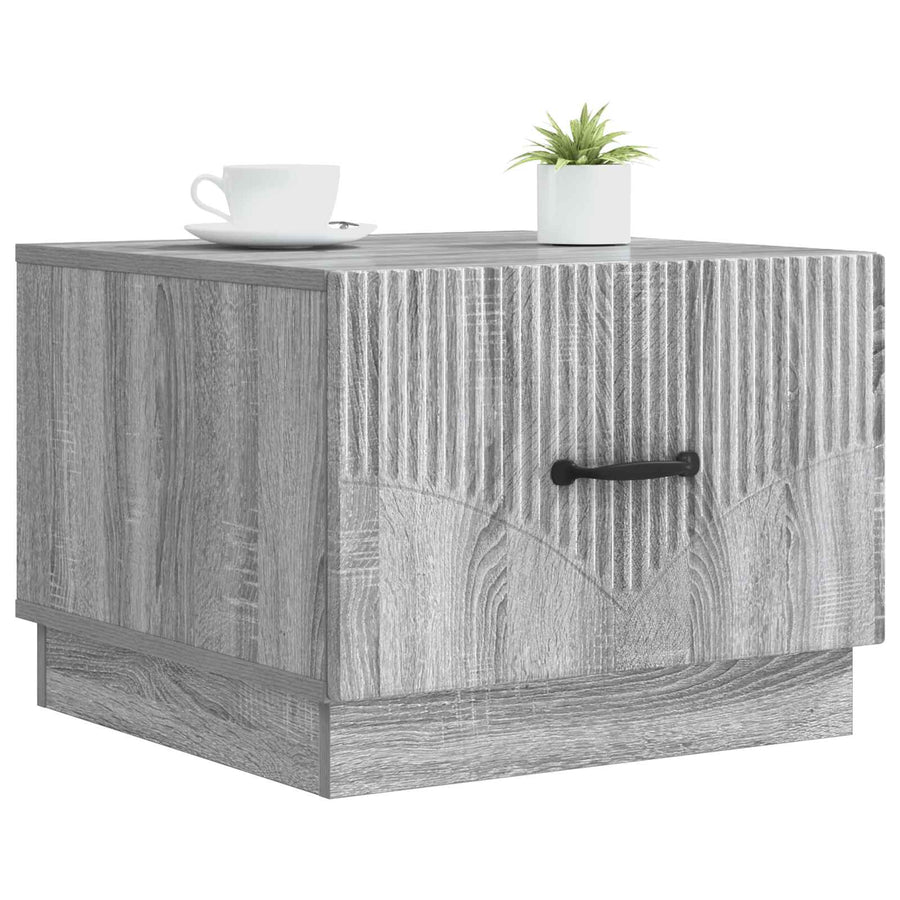 Salontafel met lade Grijs sonoma 49 x 50 x 37 cm Bewerkt hout