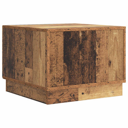 Salontafel met lade Oud hout 49 x 50 x 37 cm Bewerkt hout