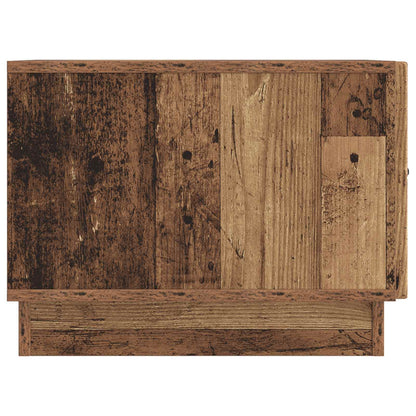 Salontafel met lade Oud hout 49 x 50 x 37 cm Bewerkt hout