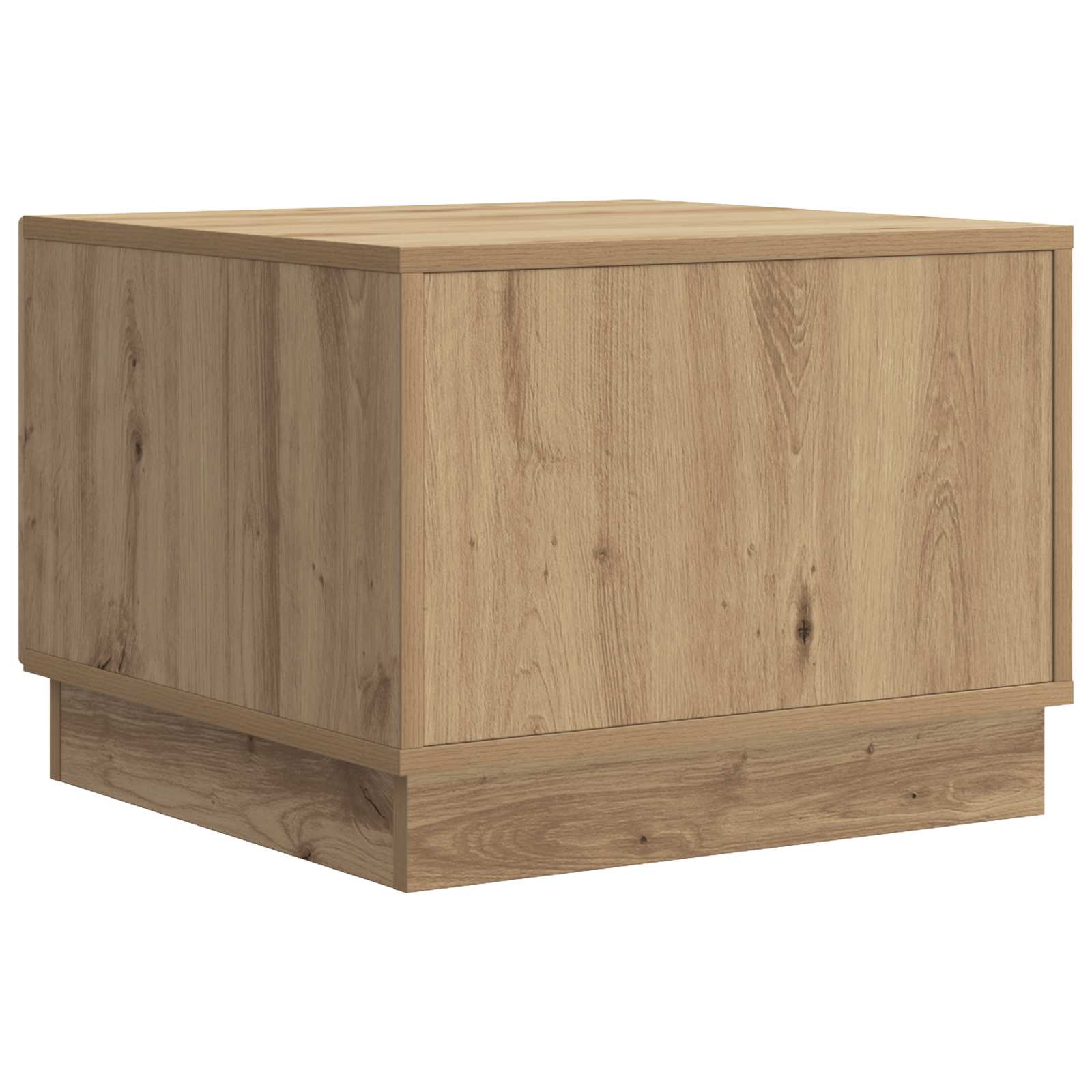 Salontafel Artisanaal eiken 49 x 50 x 37 cm Bewerkt hout