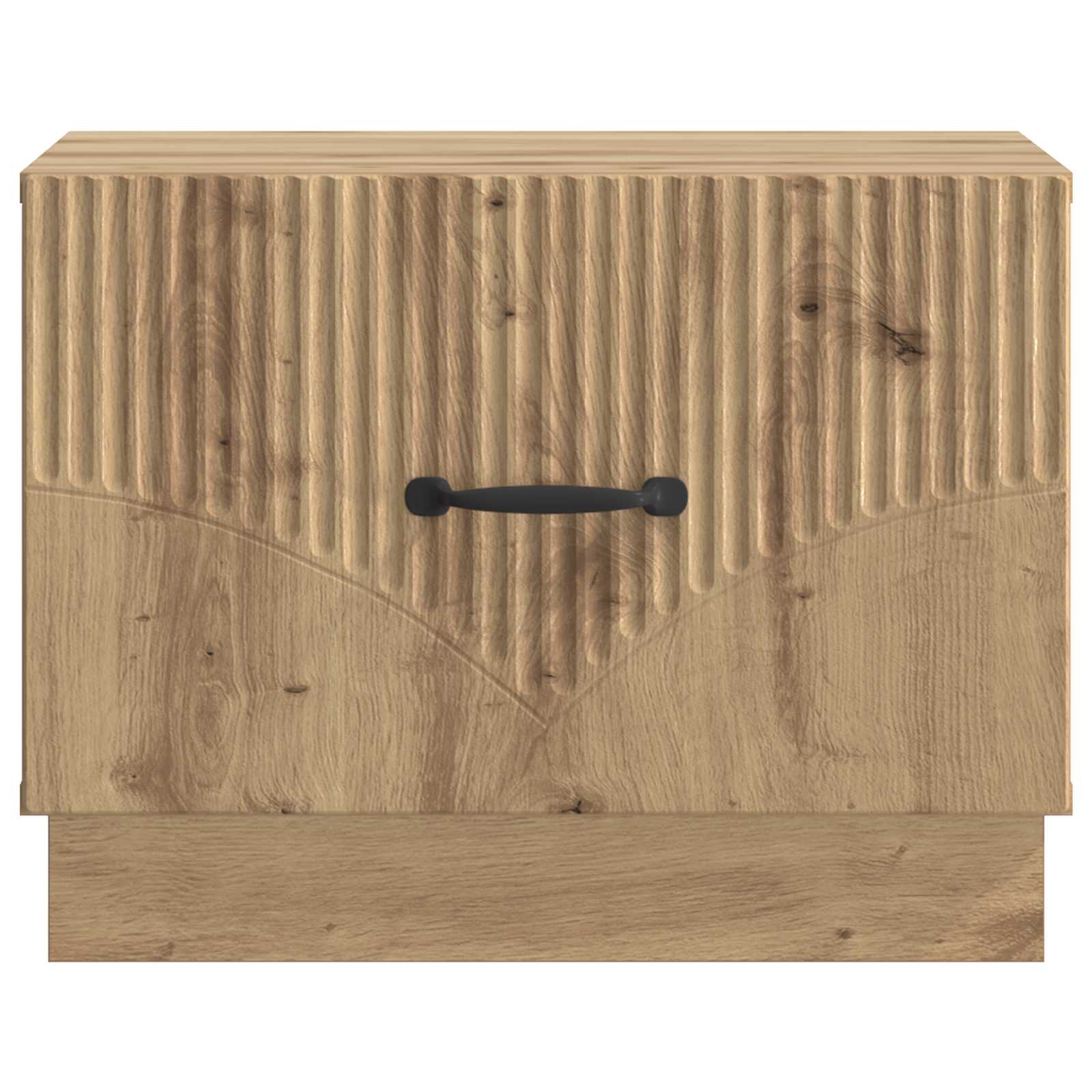 Salontafel Artisanaal eiken 49 x 50 x 37 cm Bewerkt hout