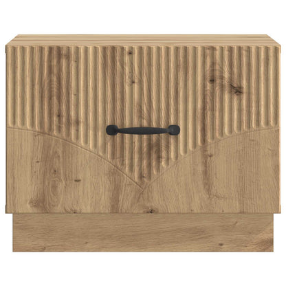 Salontafel Artisanaal eiken 49 x 50 x 37 cm Bewerkt hout