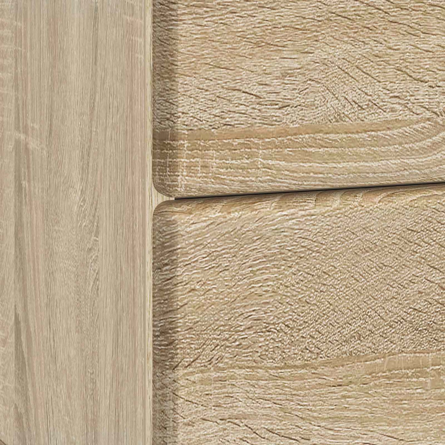 Nachtkastje Sonoma Eiken 43 x 34,5 x 47,5 cm Bewerkt hout