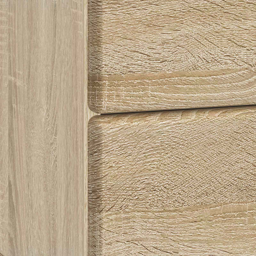 Nachtkastje Sonoma Eiken 43 x 34,5 x 47,5 cm Bewerkt hout