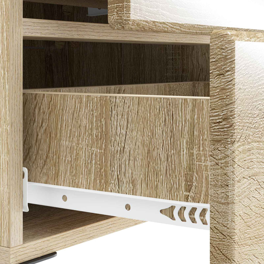 Nachtkastje Sonoma Eiken 43 x 34,5 x 47,5 cm Bewerkt hout