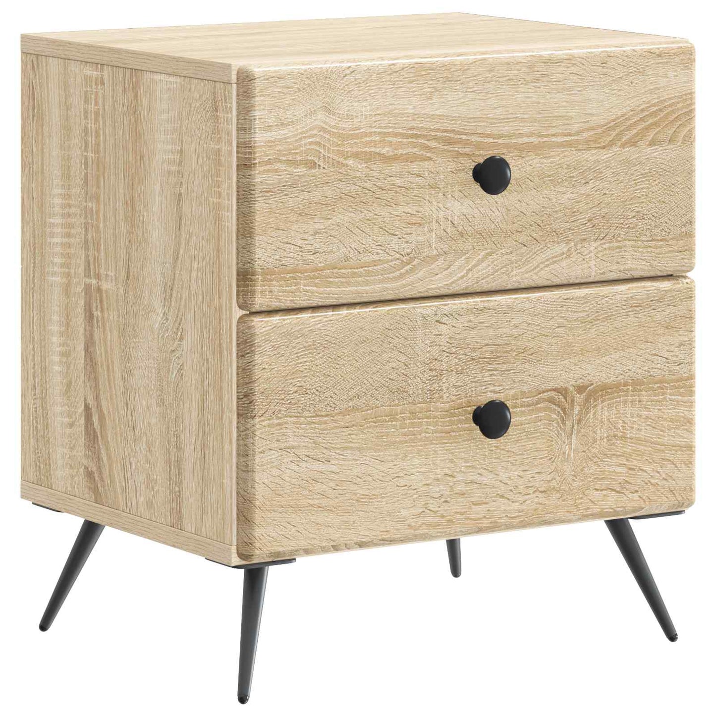 Nachtkastje Sonoma Eiken 43 x 34,5 x 47,5 cm Bewerkt hout