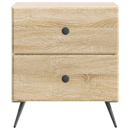Nachtkastje Sonoma Eiken 43 x 34,5 x 47,5 cm Bewerkt hout