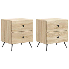 Nachtkastje 2 pcs Sonoma Eiken 43 x 34,5 x 47,5 cm Bewerkt hout