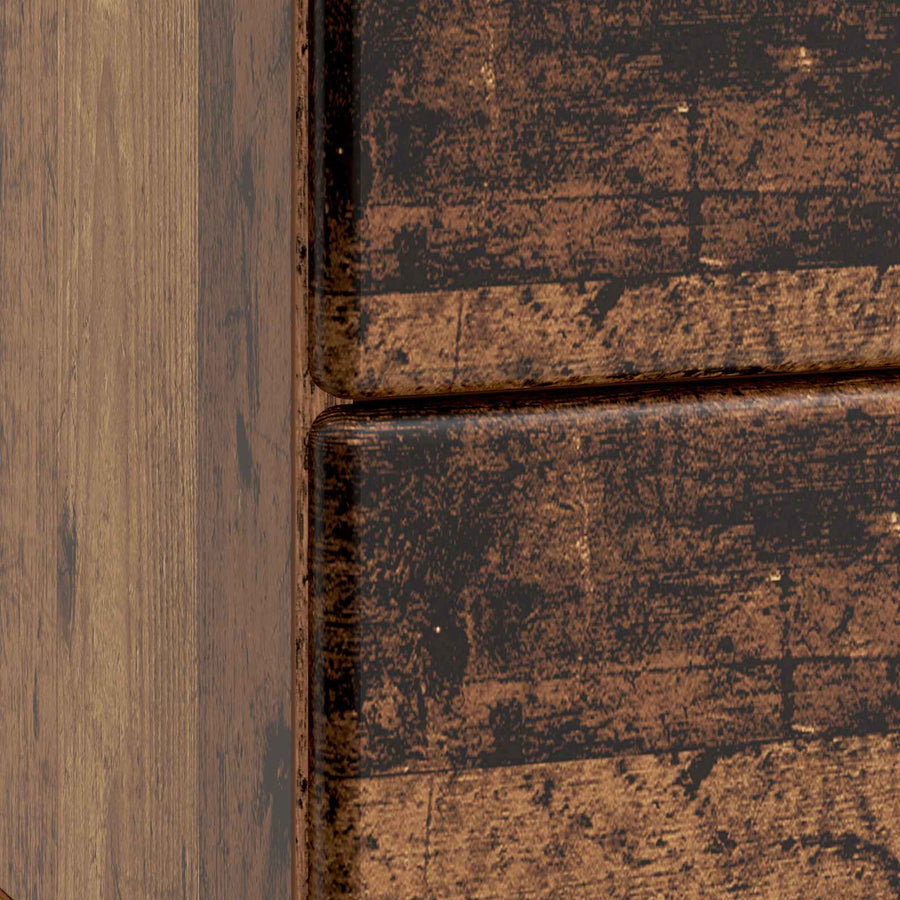 Nachtkastje 2 pcs Oud hout 43 x 34,5 x 47,5 cm Bewerkt hout