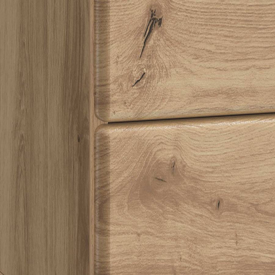 Nachtkastje met lade 2 pcs Artisanaal eiken 43 x 34,5 x 47,5 cm