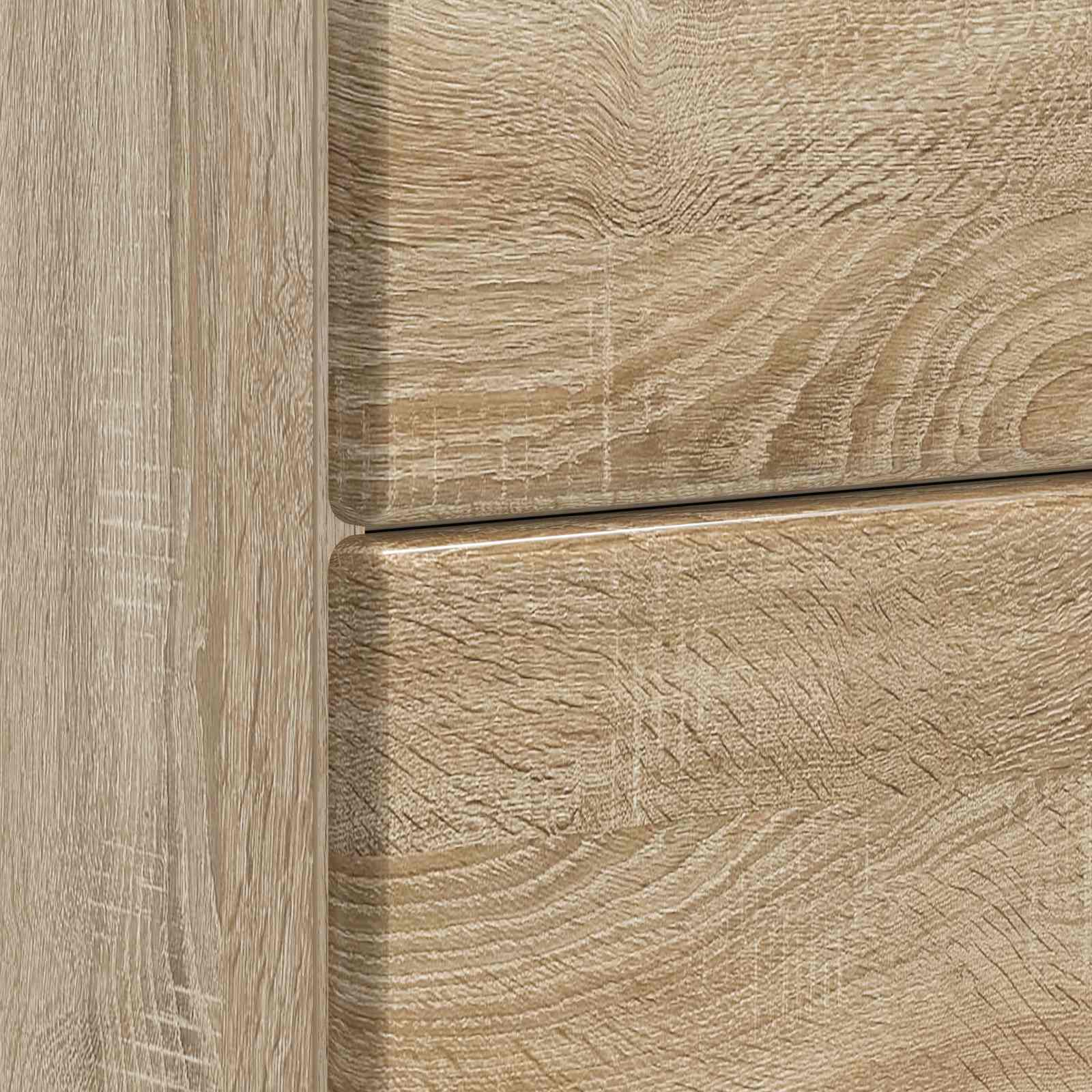 Nachtkastje Sonoma Eiken 62 x 34,5 x 47,5 cm Bewerkt hout