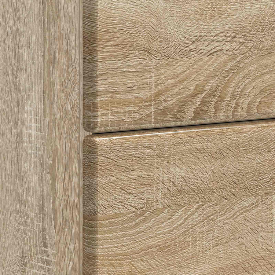 Nachtkastje Sonoma Eiken 62 x 34,5 x 47,5 cm Bewerkt hout