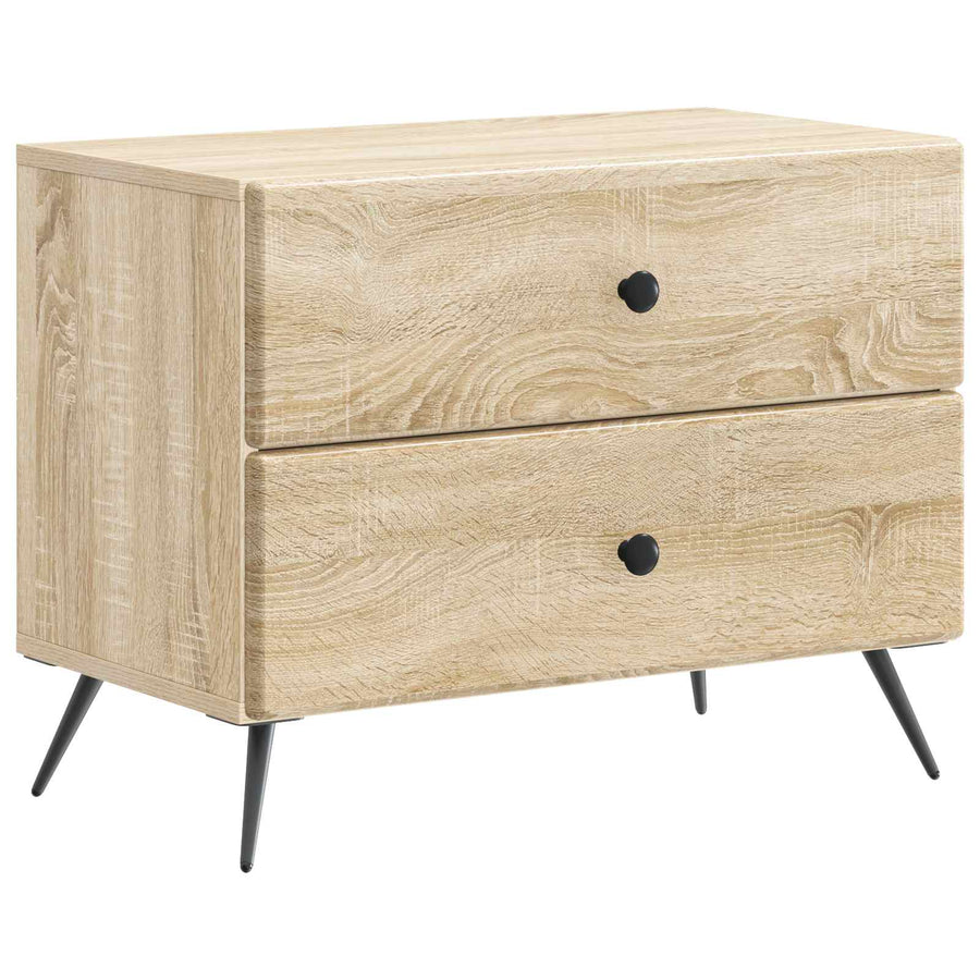 Nachtkastje Sonoma Eiken 62 x 34,5 x 47,5 cm Bewerkt hout