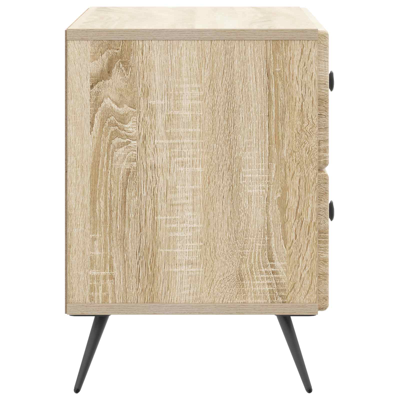 Nachtkastje Sonoma Eiken 62 x 34,5 x 47,5 cm Bewerkt hout