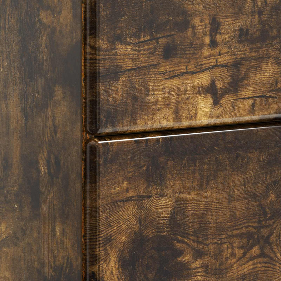 Nachtkastje Gerookt eiken 62 x 34,5 x 47,5 cm Bewerkt hout