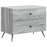 Nachtkastje 62x34,5x47,5 cm grijs sonoma bewerkt hout