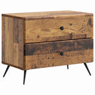 Nachtkastje oud hout 62x34,5x47,5 cm