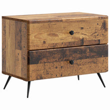 Nachtkastje met lade Oud hout 62 x 34,5 x 47,5 cm Bewerkt hout