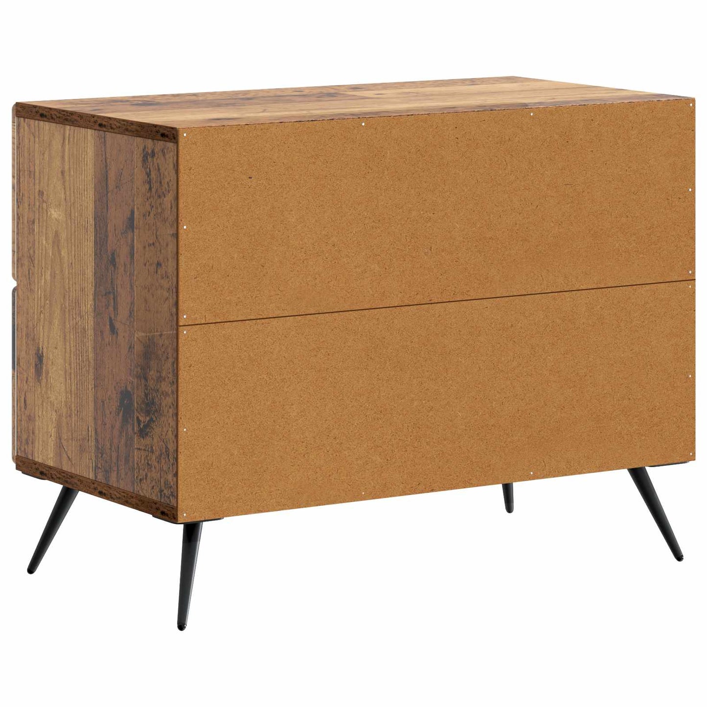 Nachtkastje met lade Oud hout 62 x 34,5 x 47,5 cm Bewerkt hout