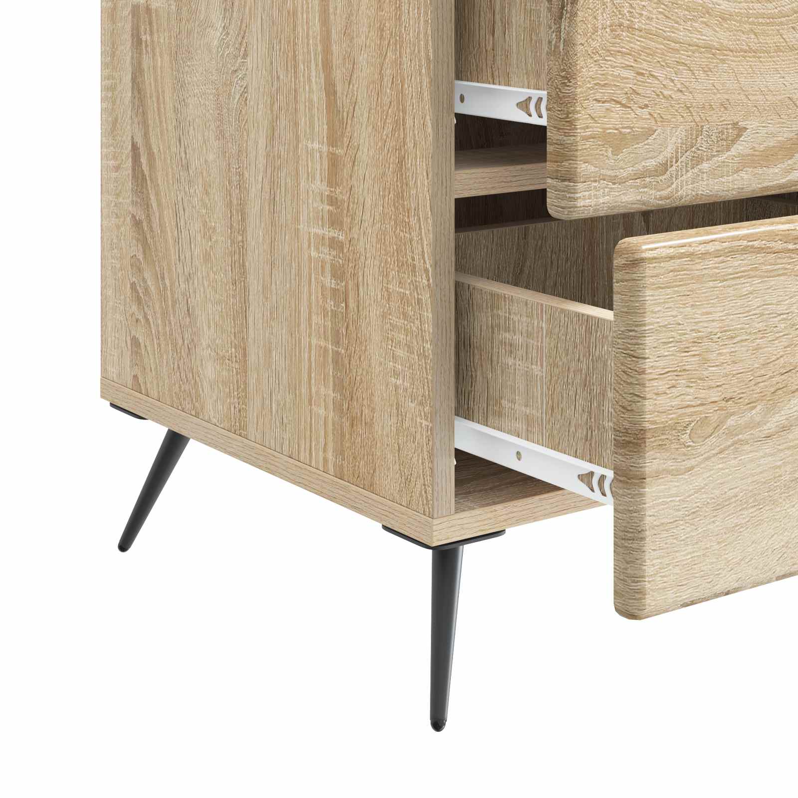 Nachtkastje Sonoma Eiken 43 x 41 x 66,5 cm Bewerkt hout
