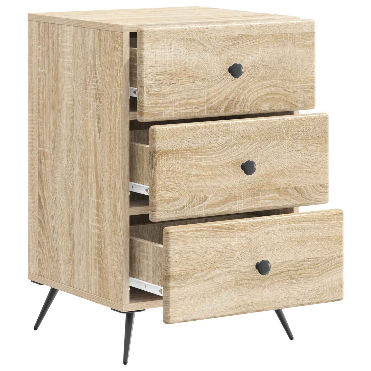 Nachtkastje Sonoma Eiken 43 x 41 x 66,5 cm Bewerkt hout