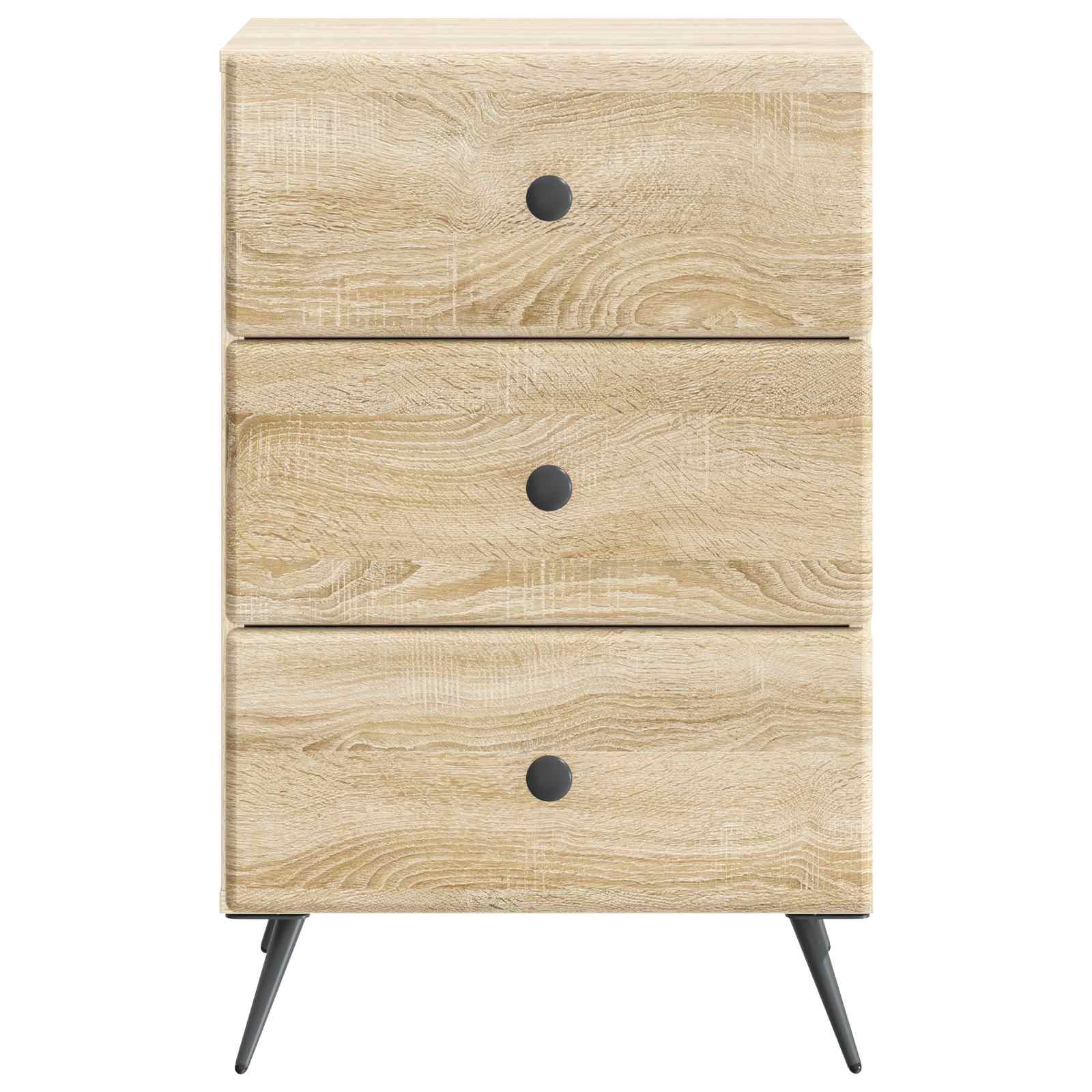 Nachtkastje Sonoma Eiken 43 x 41 x 66,5 cm Bewerkt hout
