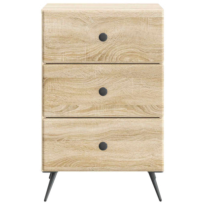 Nachtkastje Sonoma Eiken 43 x 41 x 66,5 cm Bewerkt hout