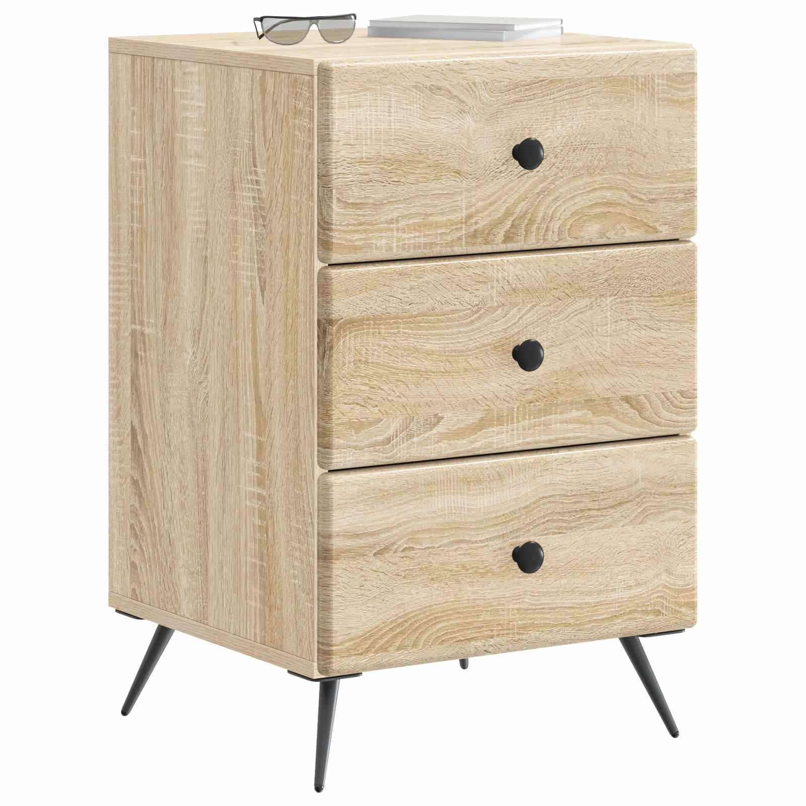 Nachtkastje Sonoma Eiken 43 x 41 x 66,5 cm Bewerkt hout