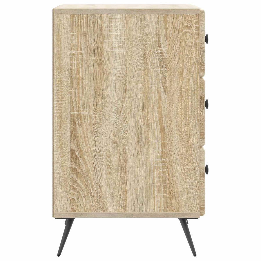 Nachtkastje Sonoma Eiken 43 x 41 x 66,5 cm Bewerkt hout