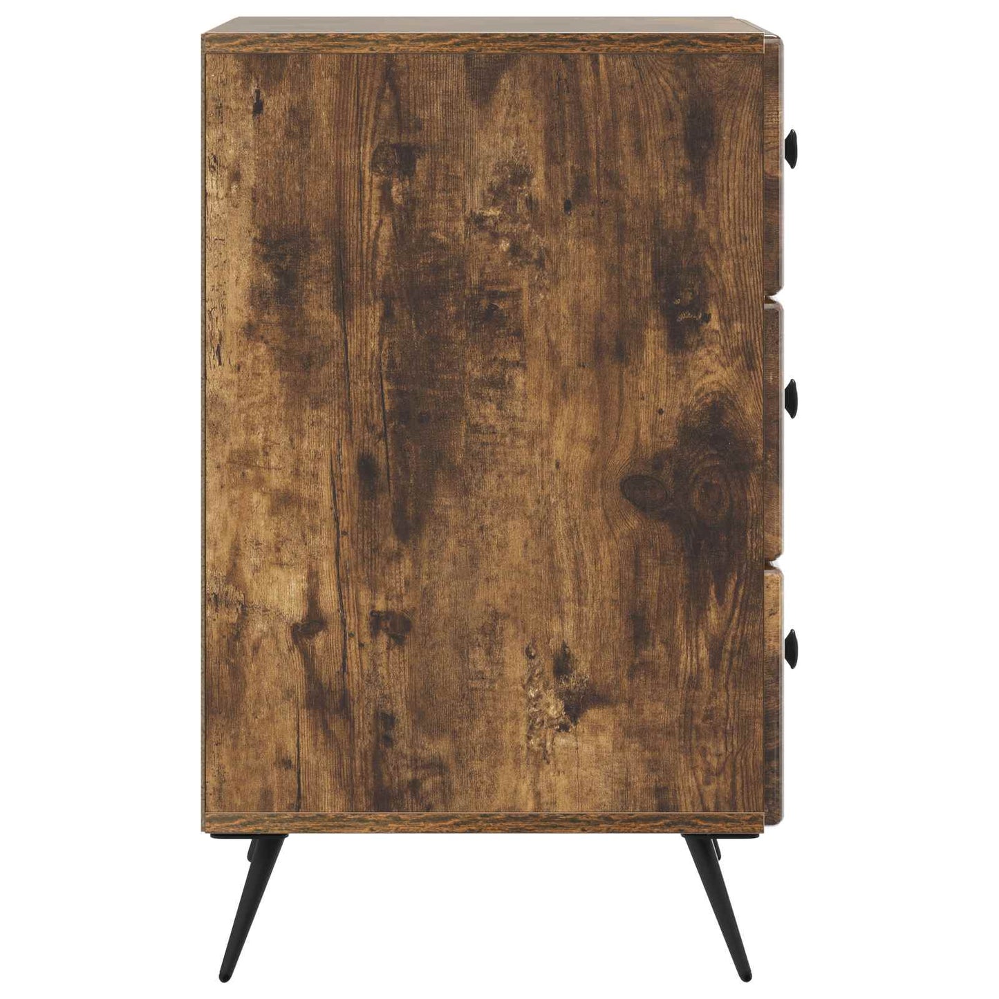 Nachtkastje Gerookt eiken 43 x 41 x 66,5 cm Bewerkt hout