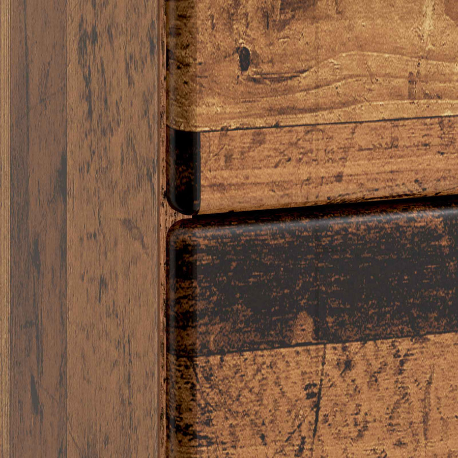 Nachtkastje met lade Oud hout 43 x 41 x 66,5 cm Bewerkt hout