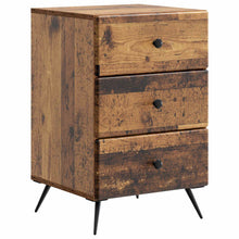 Nachtkastje met lade Oud hout 43 x 41 x 66,5 cm Bewerkt hout