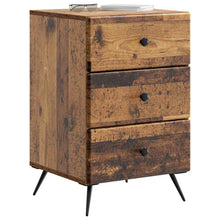 Nachtkastje met lade Oud hout 43 x 41 x 66,5 cm Bewerkt hout