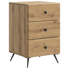 Nachtkastje 43x41x66,5 cm bewerkt hout
