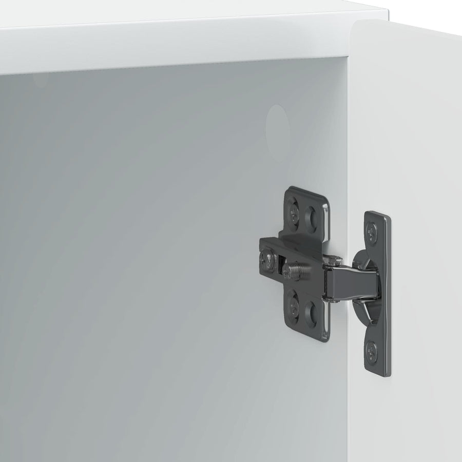 Nachtkastje 2 pcs Wit 43 x 34,5 x 50 cm Bewerkt hout